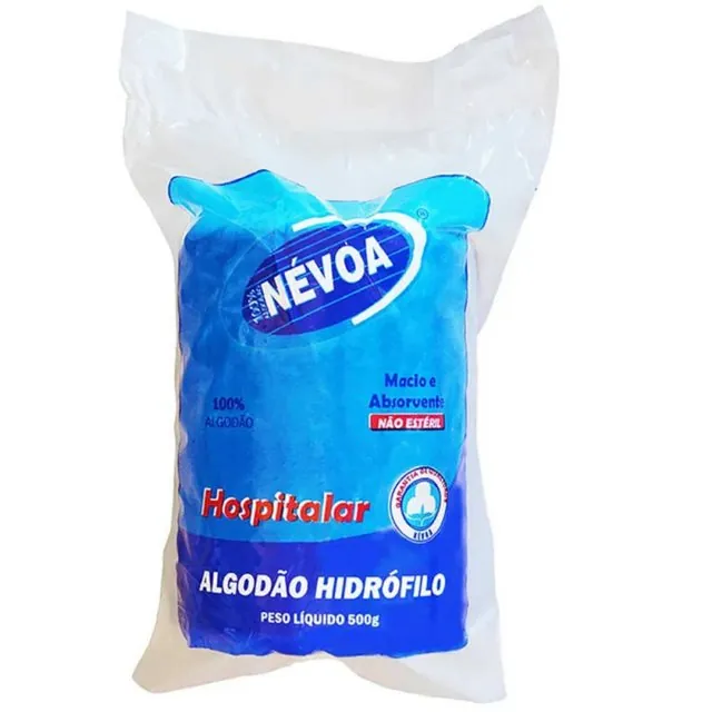 Algodão hidrófilo 250 e 500 g — ROLO