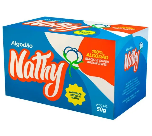 Algodão Nathy — Caixa 50g