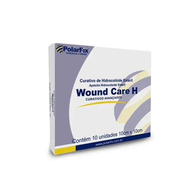 Curativo de Hidrocoloide Estéril — Linha Wound Care H · Polarfix