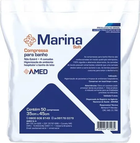 Compressa para Banho — Marina Soft (Amed)