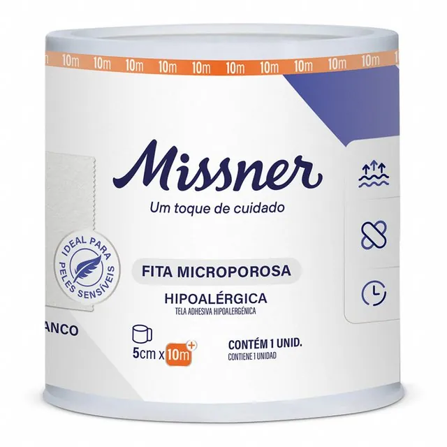 Fita Cirúrgica Microporosa Branca