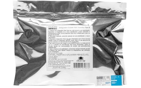 Integrador Químico Para Vapor Tipo 5 — Tipo Pastilha · CleanUp