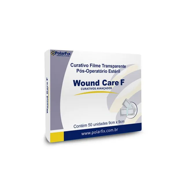 Curativo Filme Transparente — Linha Wound Care F · Polarfix