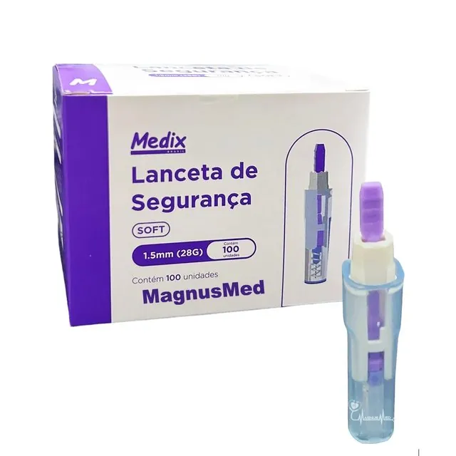 Lanceta de Segurança Descartável — MEDIX
