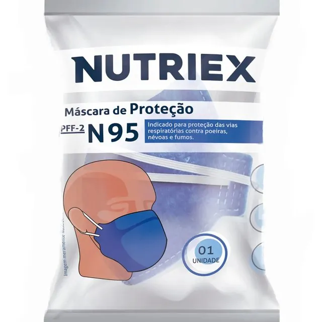 Máscara de Proteção Hospitalar N95 PFF2 Nutriex