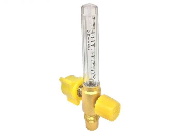 Fluxômetro Eco Anodizado 0-15 L/min Para Ar Comprimido Bilha Média
