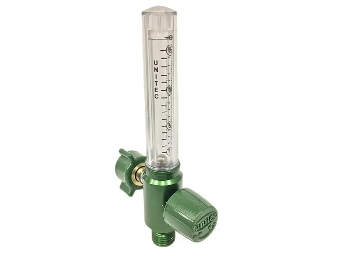 Fluxômetro Eco Anodizado 0-15 L/min Para Oxigênio Bilha Média