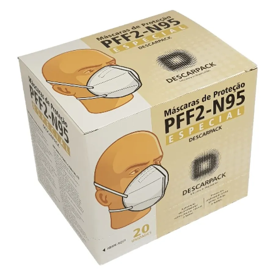 Máscara de Proteção N95 PFF2 Especial Descarpack