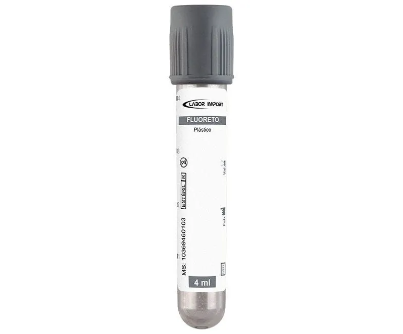 Tubo Fluoreto (Glicemia) — Labor Import